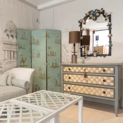 Comò Fiesole dipinto a mano di ispirazione veneziana