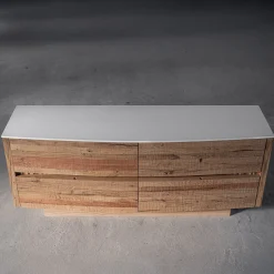 Comò in legno marrone Tartare