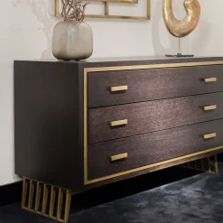 Comò in metallo Hamptons