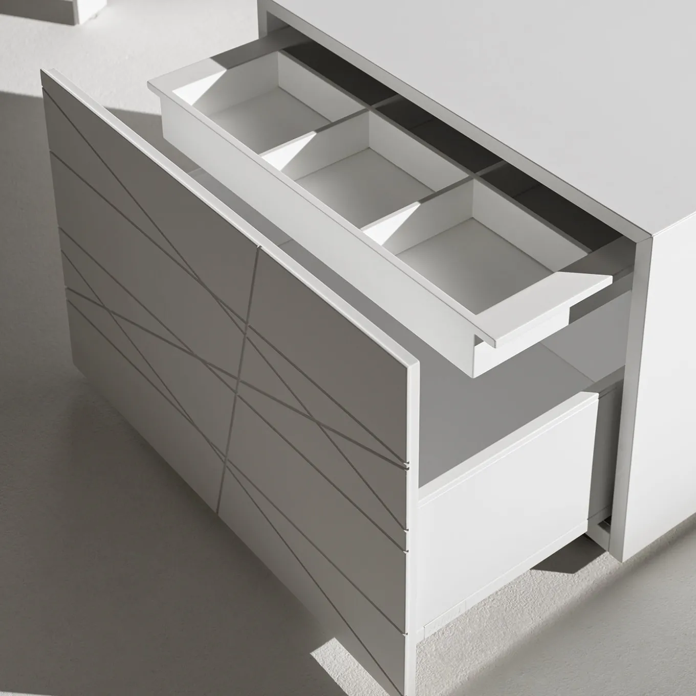 Comodino Bianco Nazca B 60