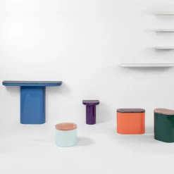 Comodino Centrino viola