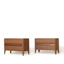 Comodino extra large Ercolino finitura palissandro