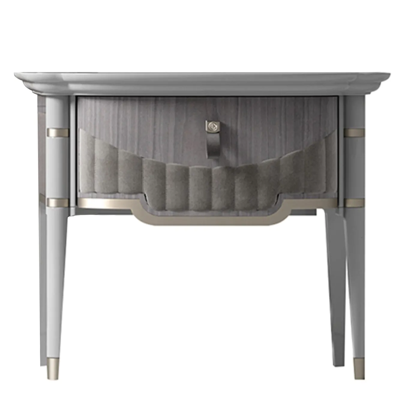 Comodino Fleming grigio