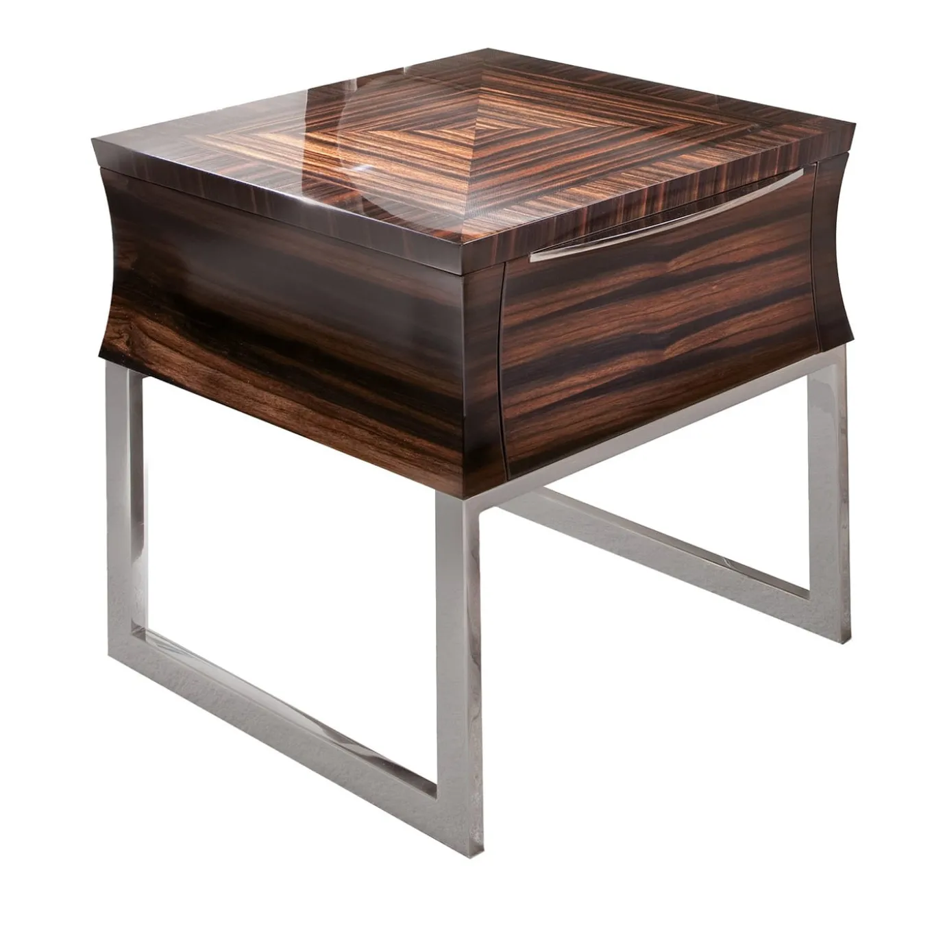 Comodino Makassar quadrato