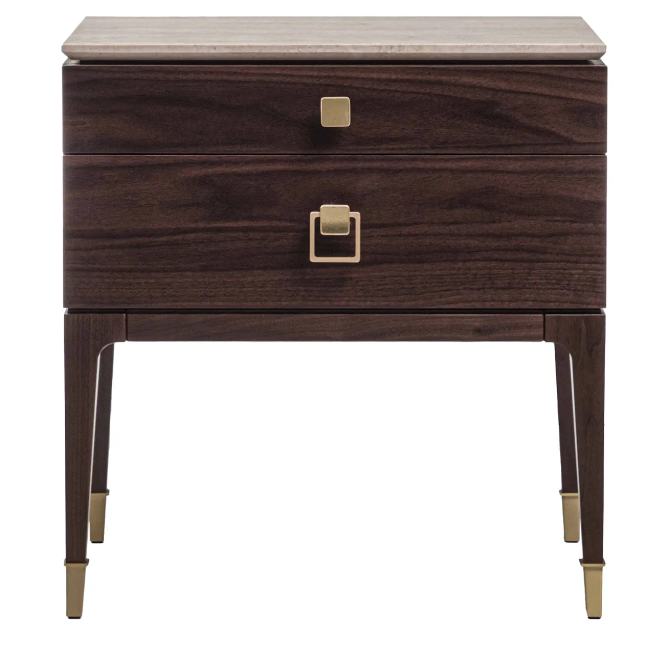 Comodino Nara marrone in legno