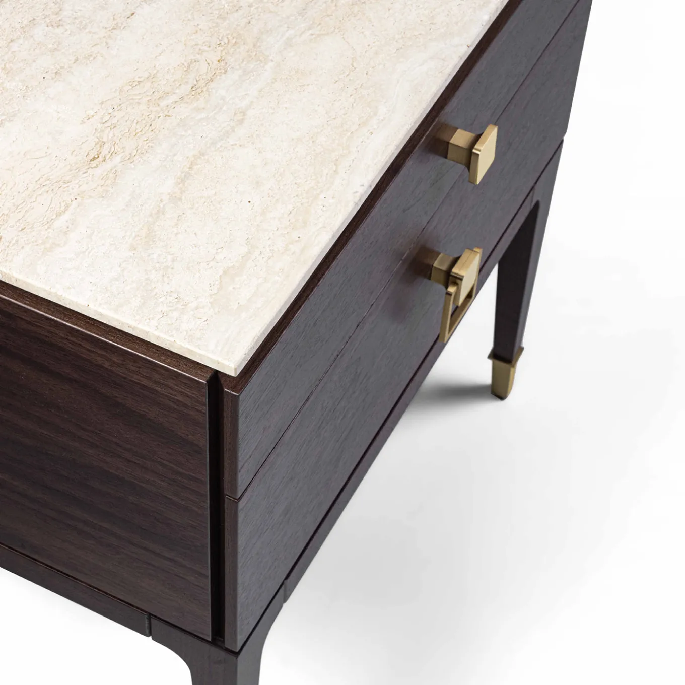 Comodino Nara marrone in legno