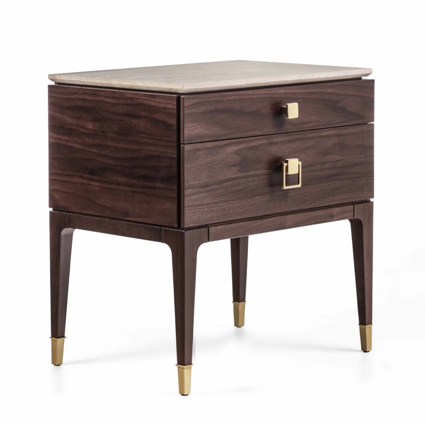 Comodino Nara marrone in legno