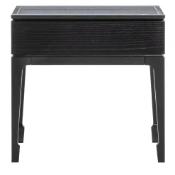 Comodino Taisha Nero in Legno