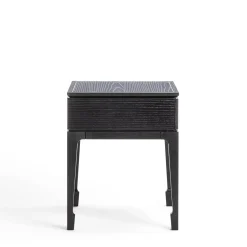 Comodino Taisha Nero in Legno