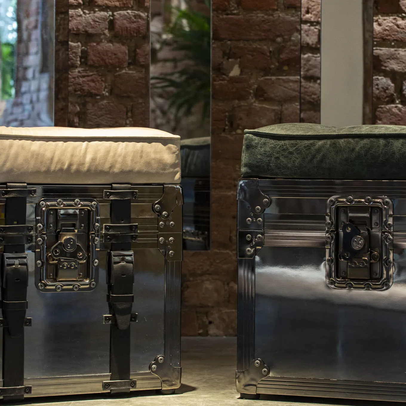 Comodo Pouf-Trunk Beige Oslo