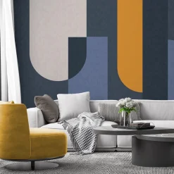 Composition Blue Bhaus 100 Carta da parati