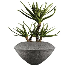 Composizione floreale di mosaico grigio Cairo