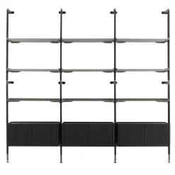 Composizione per parete in legno Galaxy Laguna Oak