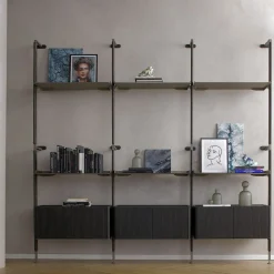 Composizione per parete in legno Galaxy Laguna Oak