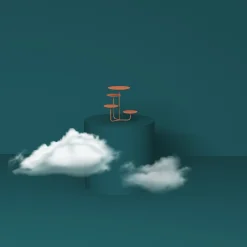 Condiviso - Leggio a 4 piani in antracite