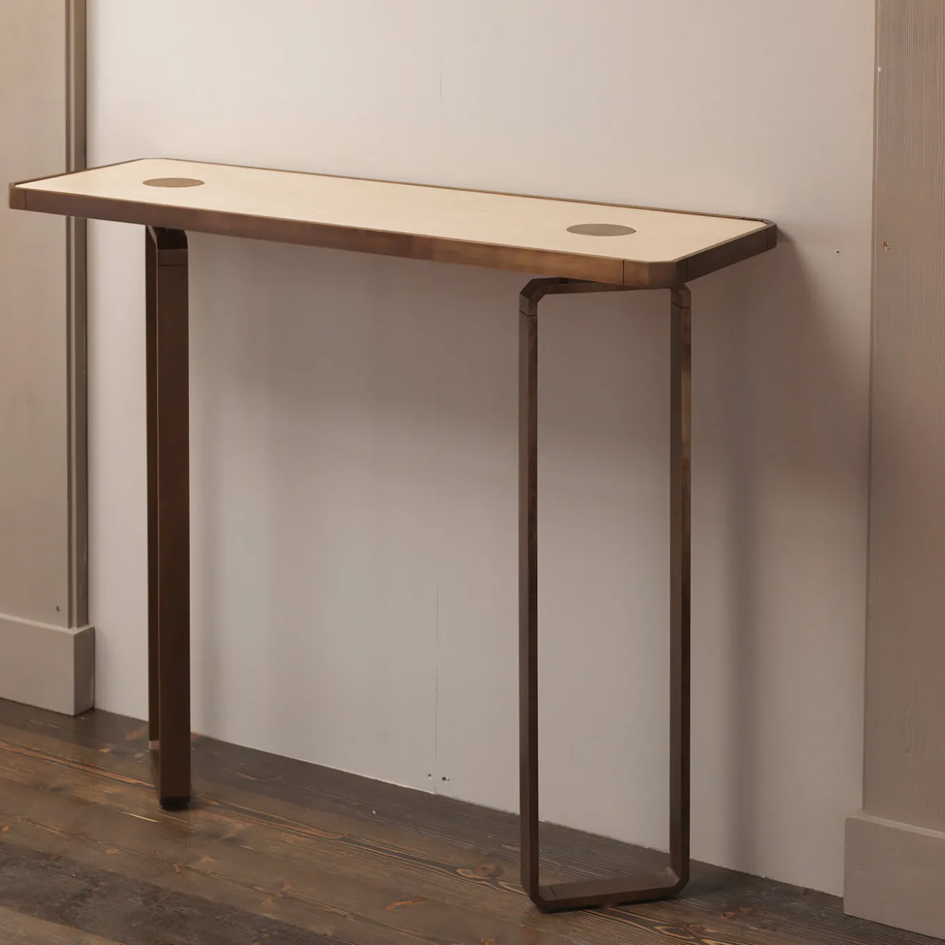 Console a muro Domino di Ciarmoli Queda Studio