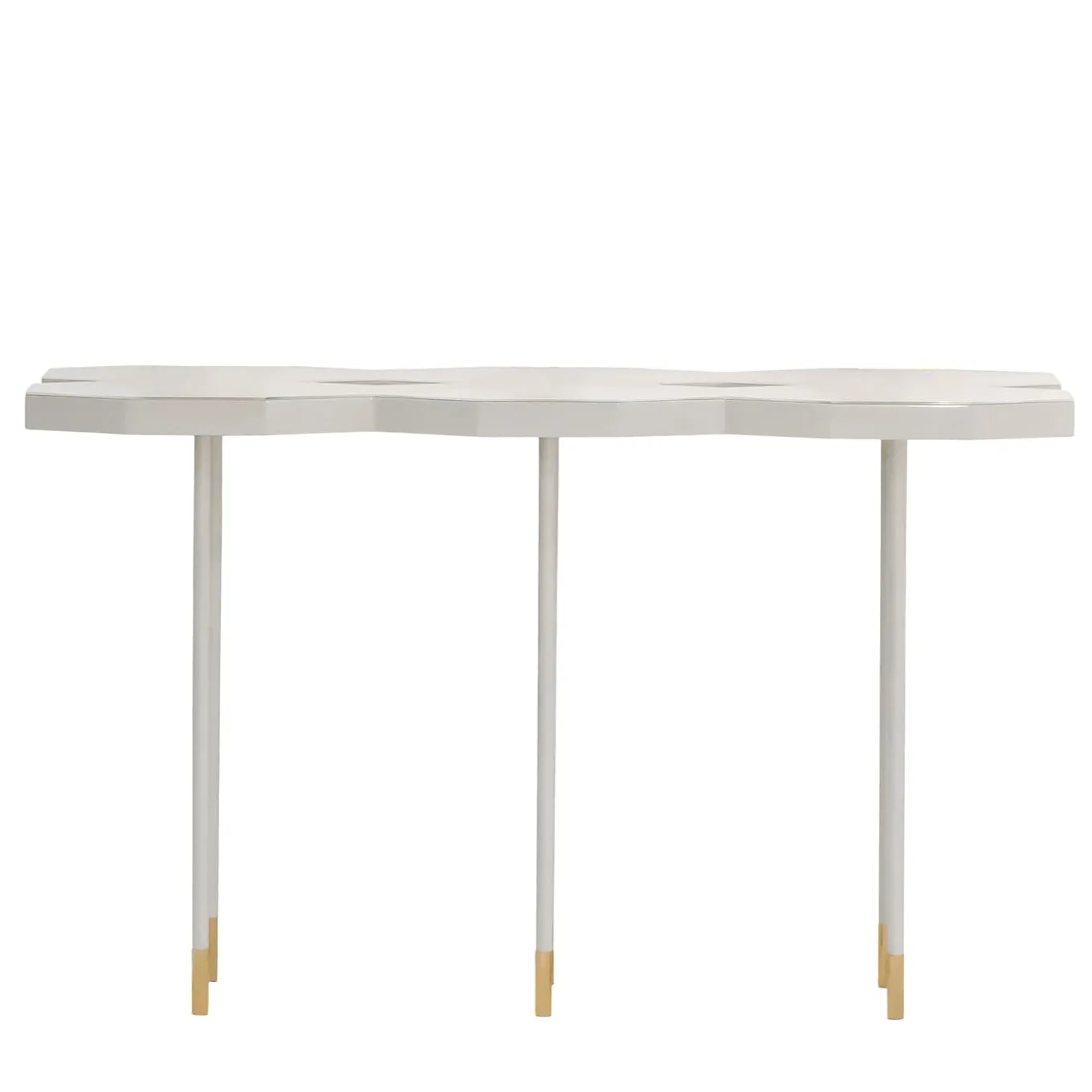 Console esagonale bianco opaco