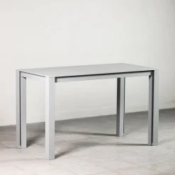 Console in legno laccato grigio opaco