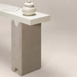 CONSOLE IN PELLE DI OSSICOCCO