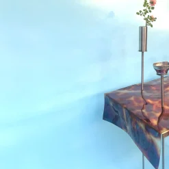 Console per la colazione Domenica in acciaio multicolore