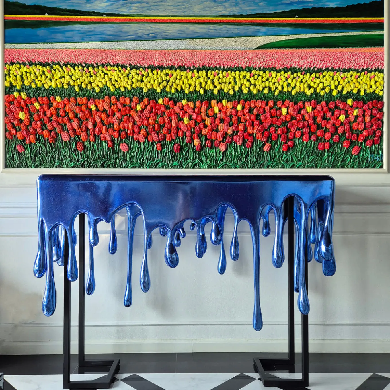 Console Sea Drops di Carlo Rampazzi