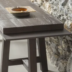 Consolle bassa in pino Temaki