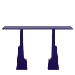 Consolle Emily in legno laccato blu