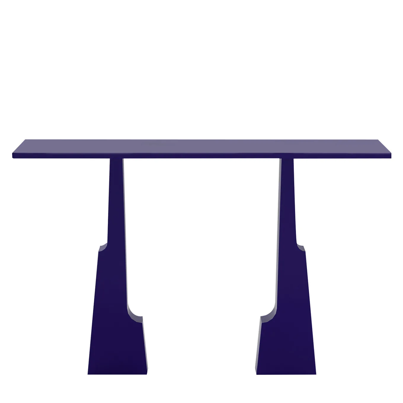 Consolle Emily in legno laccato blu