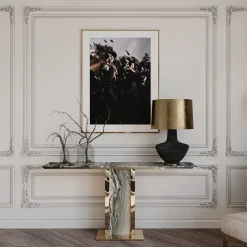 Consolle in marmo Afon Cipollino Verde di Paolo Ciacci