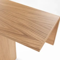 Consolle pieghevole in legno di quercia di Enrico Tonucci