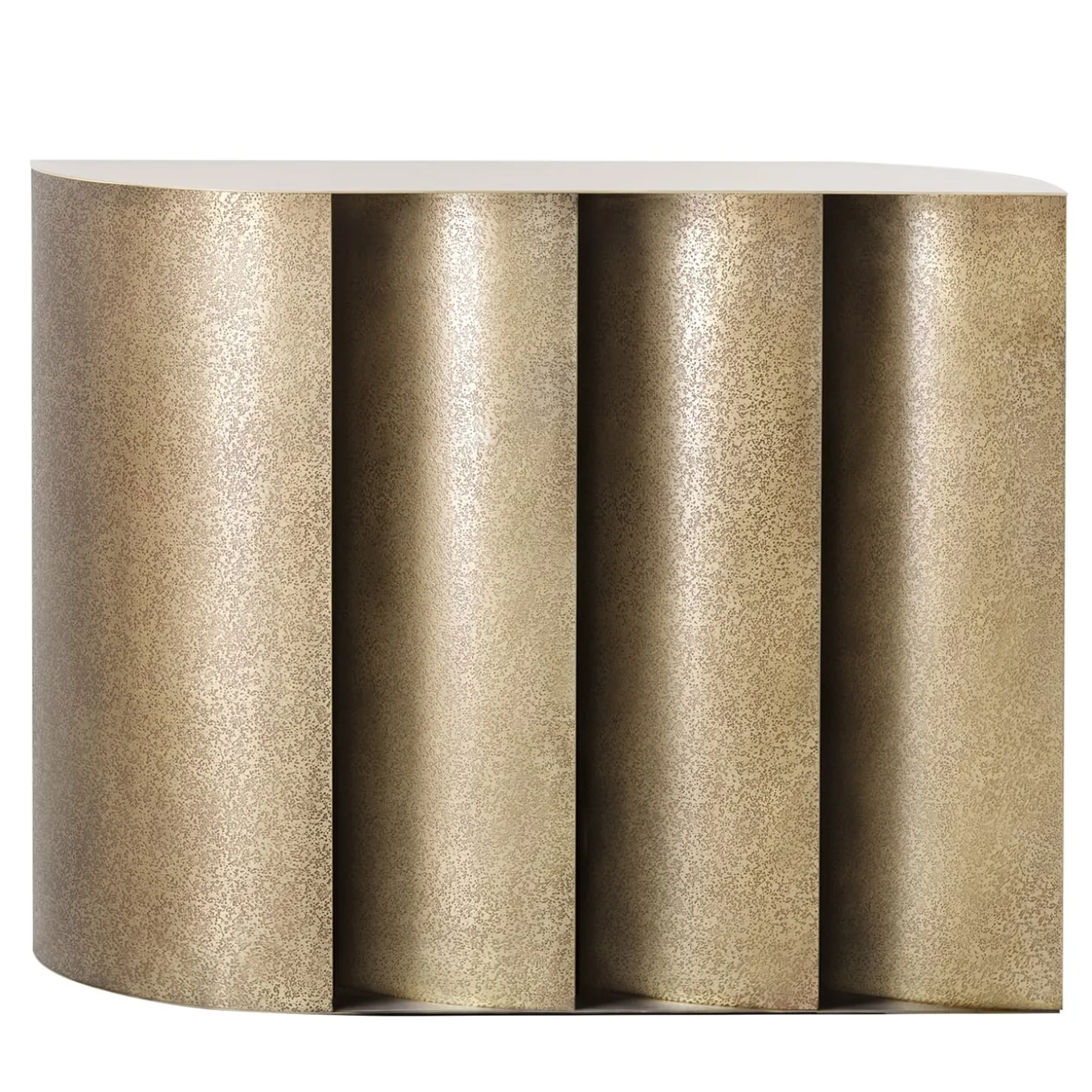 Consolle Sinestesia in ottone spazzolato di TIPSTUDIO