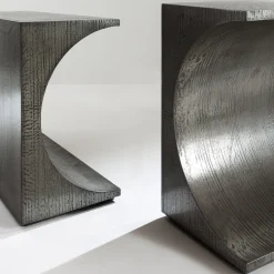 Consolle Tube Grigia in Metallo