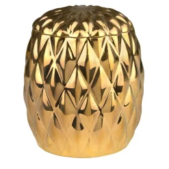 CONTENITORE PER CRAVATTE NERE - ORO