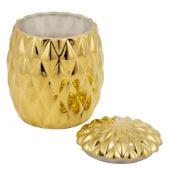 CONTENITORE PER CRAVATTE NERE - ORO