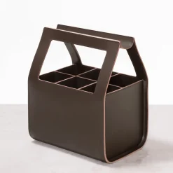 Copenhagen Tall Large Brown Storage Basket di Gio Tirotto