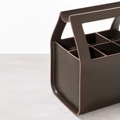 Copenhagen Tall Large Brown Storage Basket di Gio Tirotto