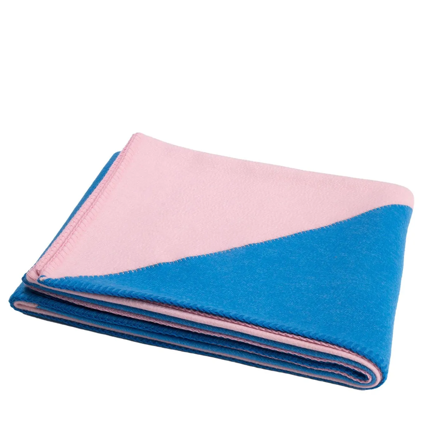 Coperta Biella rosa e blu