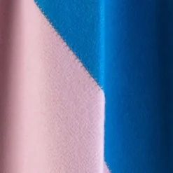Coperta Biella rosa e blu