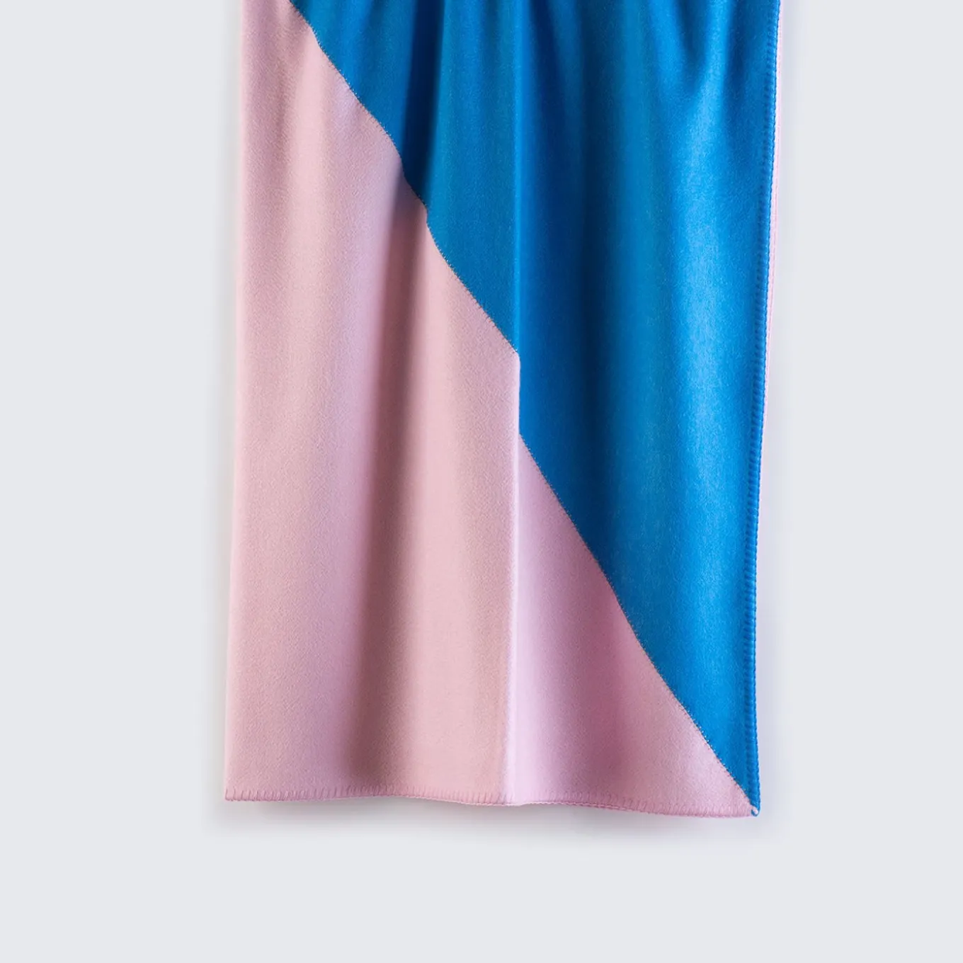 Coperta Biella rosa e blu