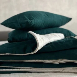 Coperta di lino della foresta con profili