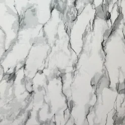 Coperta dipinta a mano grigia con frange Marmo