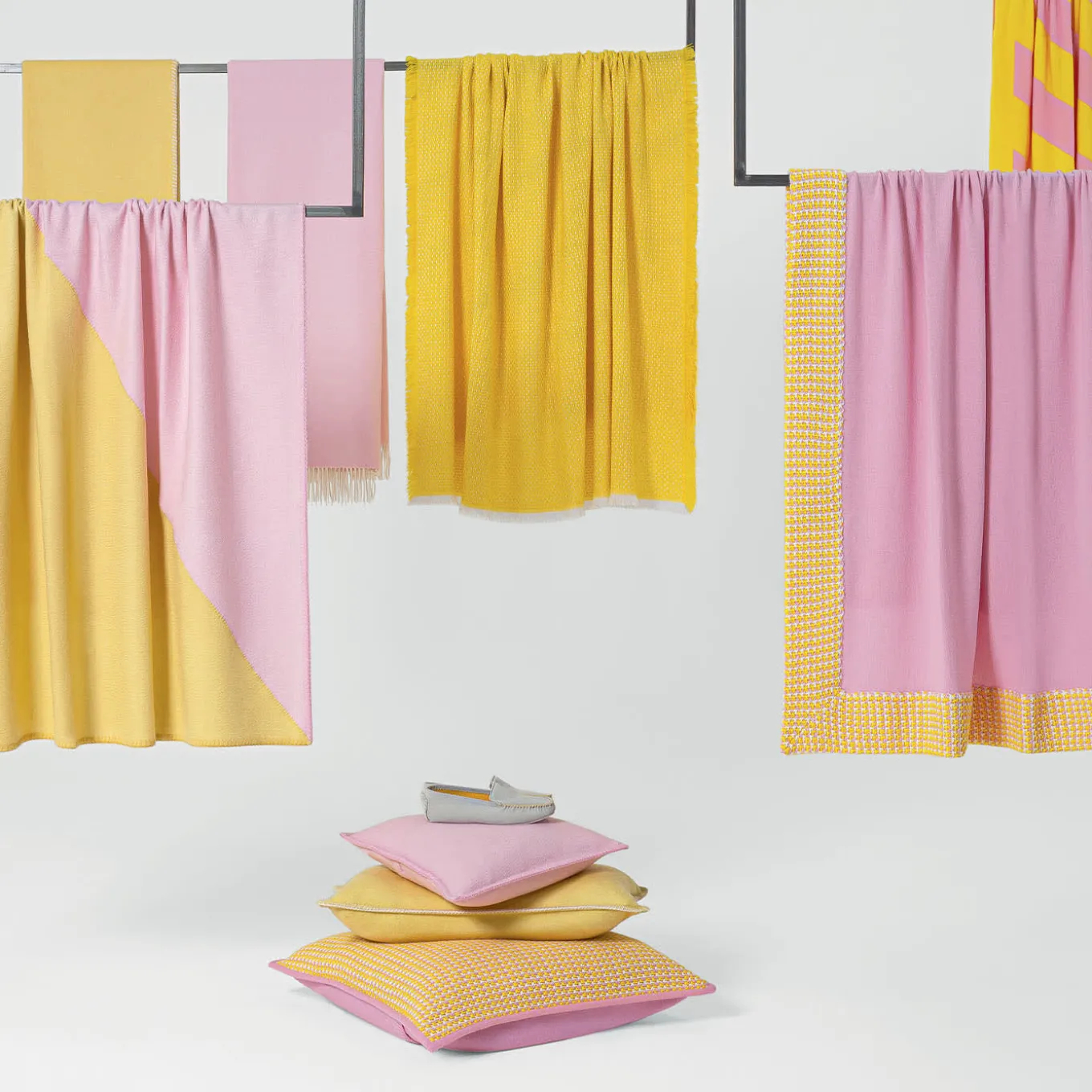 Coperta giallo e rosa Candy