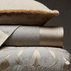 Coperta in seta cotone Damascato Tivoli