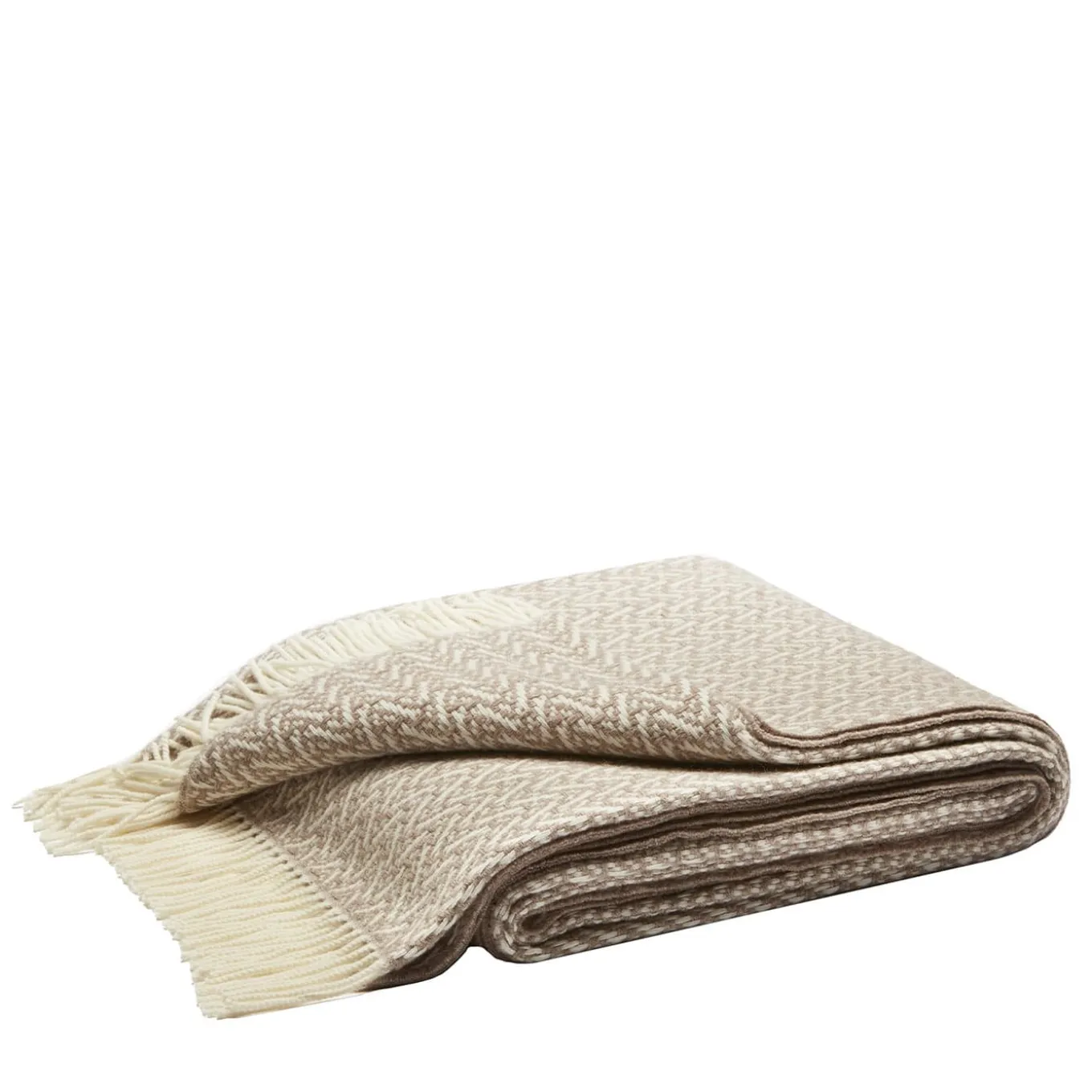 Coperta Indianina Beige 100% cashmere