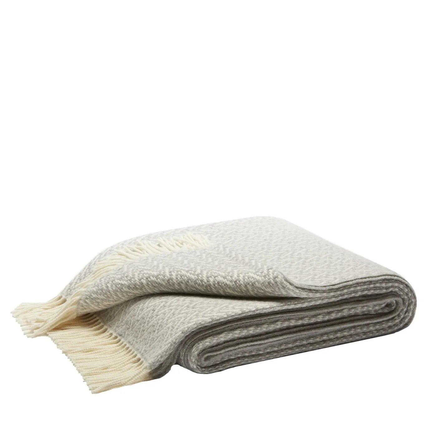 Coperta Indianina grigia 100% cashmere