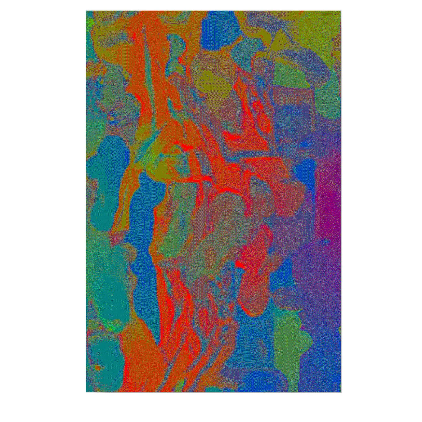 Coperta Multicolore in Lana Merino Sky, Cloud, Umbrella #3