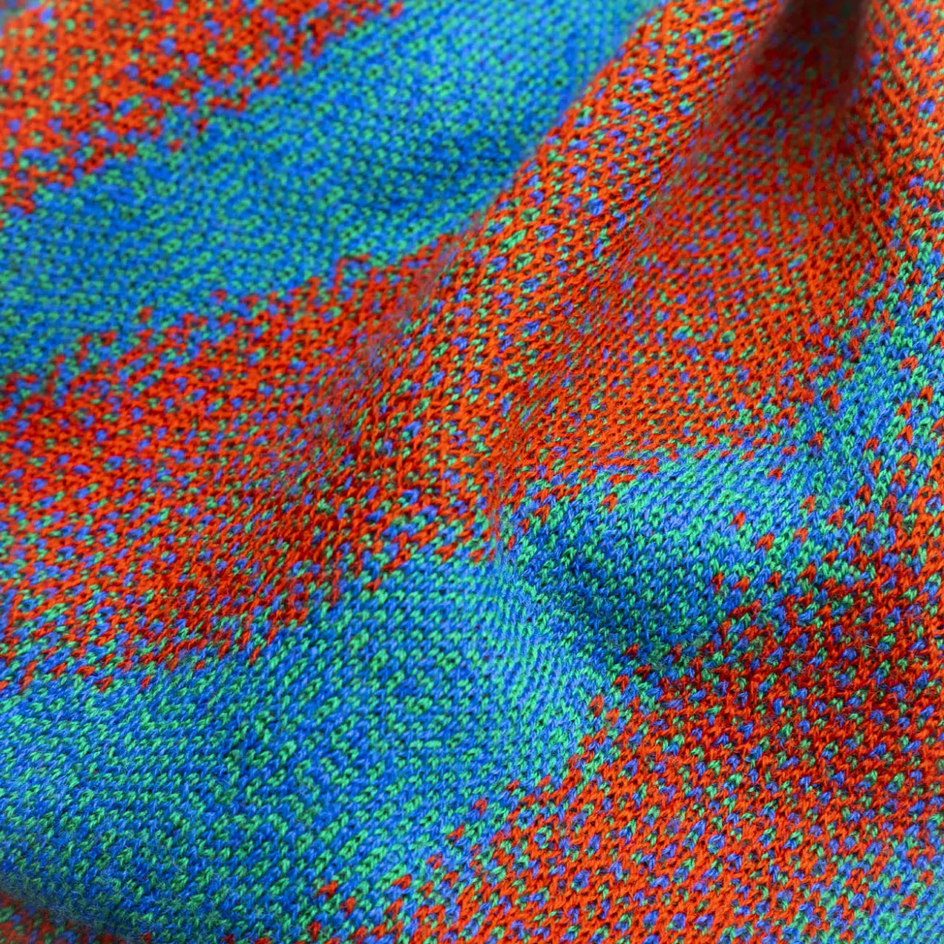 Coperta Multicolore in Lana Merino Sky, Cloud, Umbrella #3