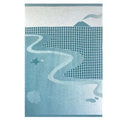 Coperta Panoramica IV in lana merino di Serena Confalonieri