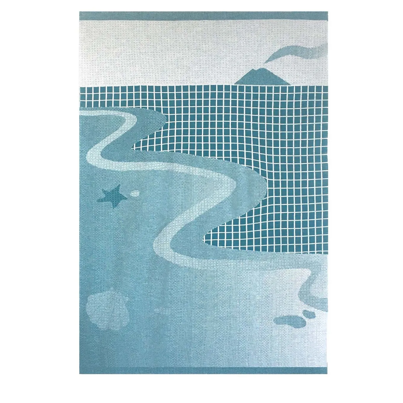 Coperta Panoramica IV in lana merino di Serena Confalonieri