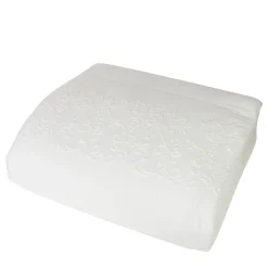 Coperta Ricamata in Avorio Dune Merveille